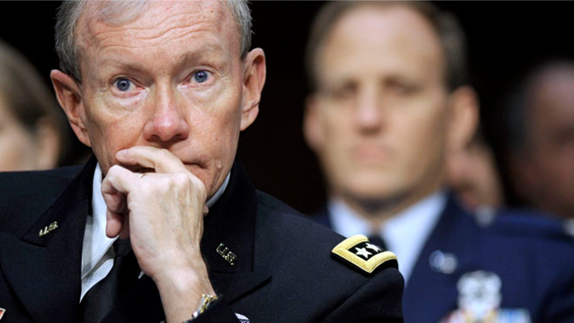 May 23, 2012: Joint Chiefs Chairman Gen. Martin Dempsey testifies on Capitol Hill in Washington.