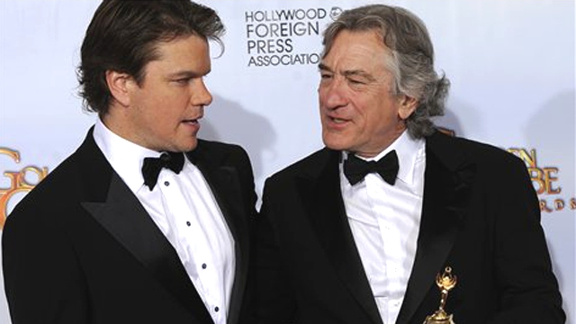 Matt Damon and Robert DeNiro. (AP)