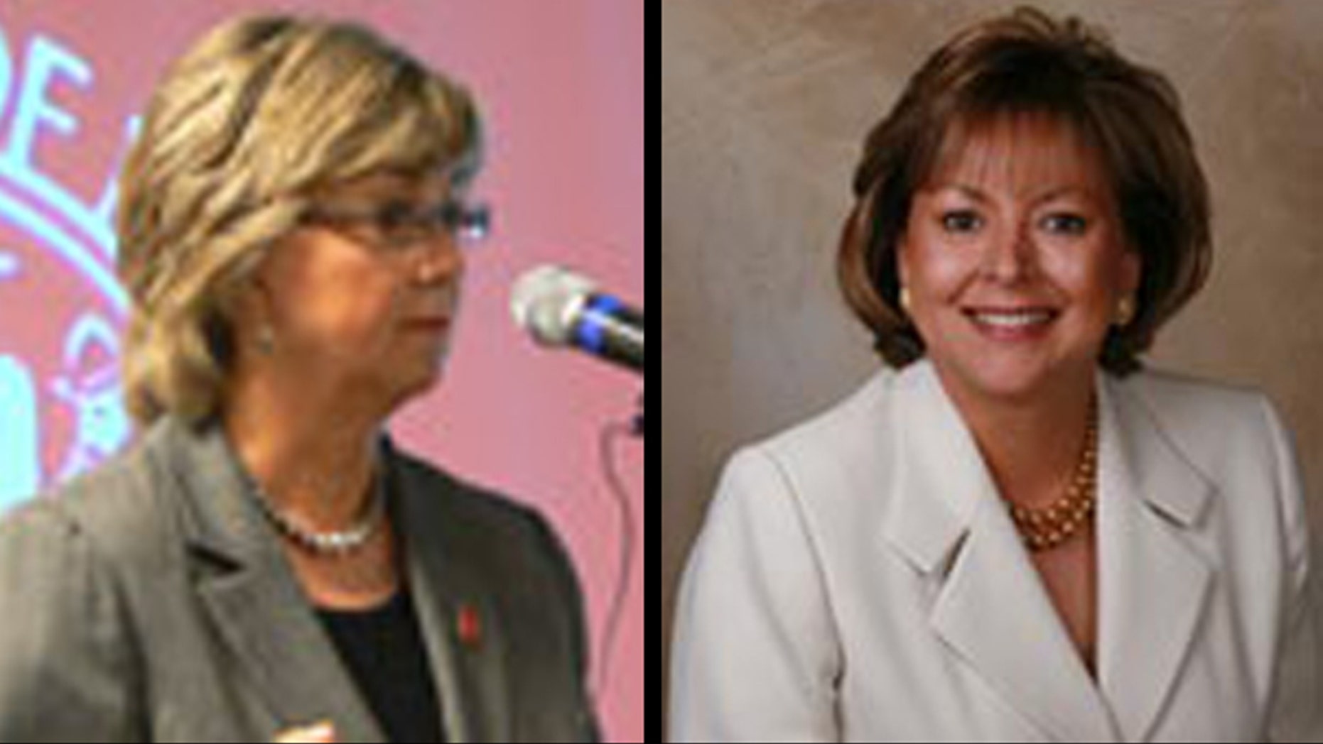 Lt. Gov. Diane Denish, (l), and Dona Ana County District Attorney Susana Martinez, (r), are favored to meet each other for New Mexico's gubernatorial race in November (Lt. Governor's Office/Dona Ana County Office)