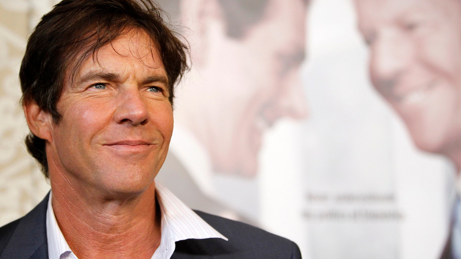 Cast member Dennis Quaid poses at the premiere of the movie "The Special Relationship" at the Director's Guild of America in Los Angeles May 19, 2010. REUTERS/Mario Anzuoni (UNITED STATES - Tags: ENTERTAINMENT) - RTR2E4A6