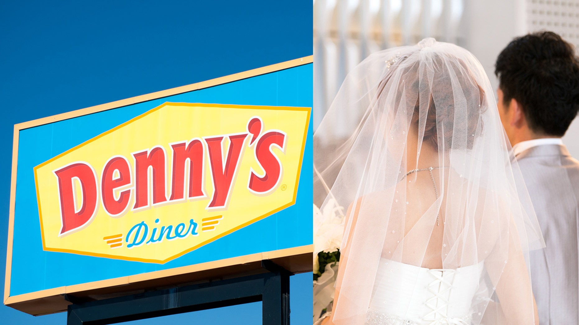 Denny's is letting couple in love get hitched at their Las Vegas chapel for less than $100 this Valentine's Day.