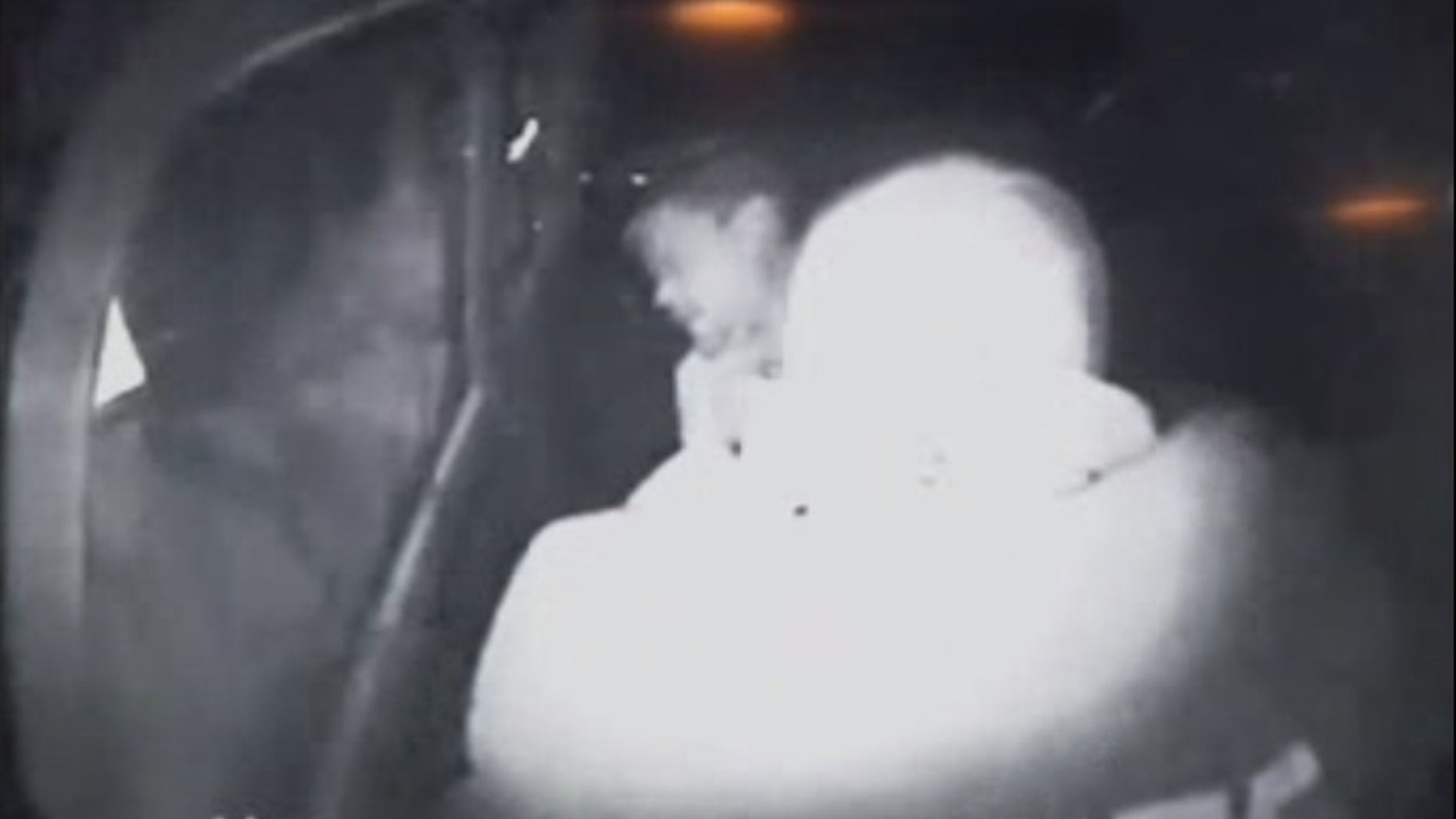 Investigators say Deputy Michael O'Connor, seen in the foreground, punched a handcuffed suspect in the face.