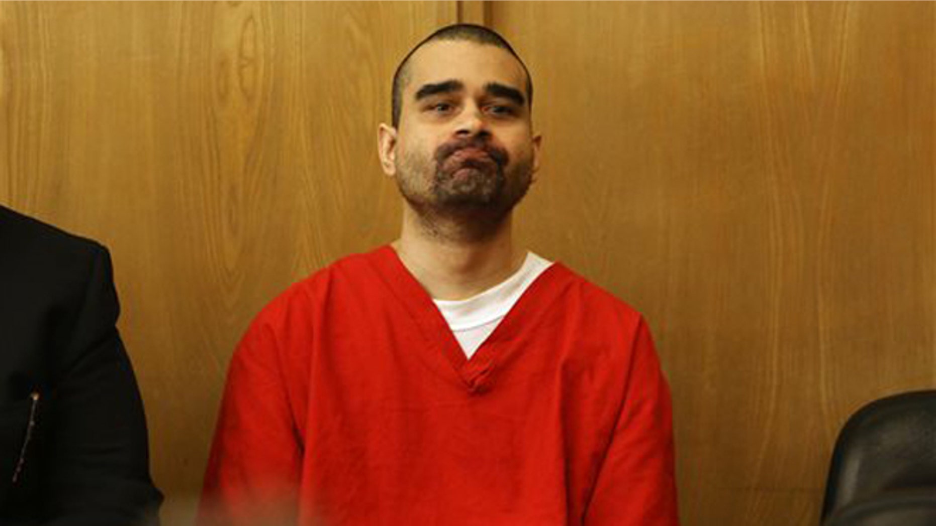 Derek Medina appears in court during his sentencing in Miami on Friday, Feb. 5, 2016. (Walter Michot/The Miami Herald via AP, Pool)