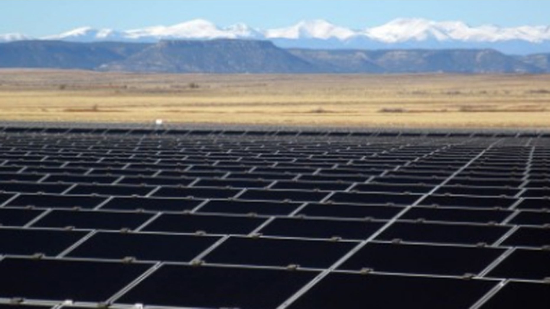 Shown here is the Desert Sunlight solar project in California.