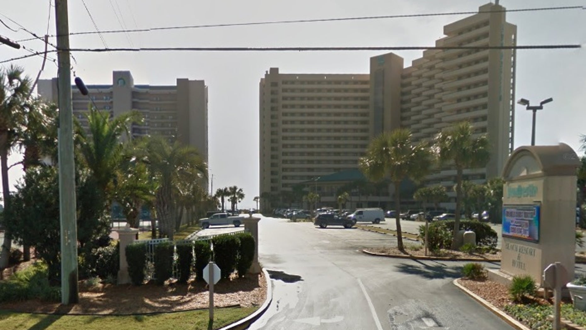 The teen had been swimming behind a condo in Destin.
