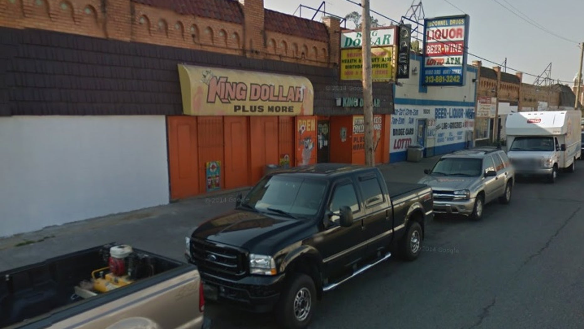 The liquor store in Detroit.