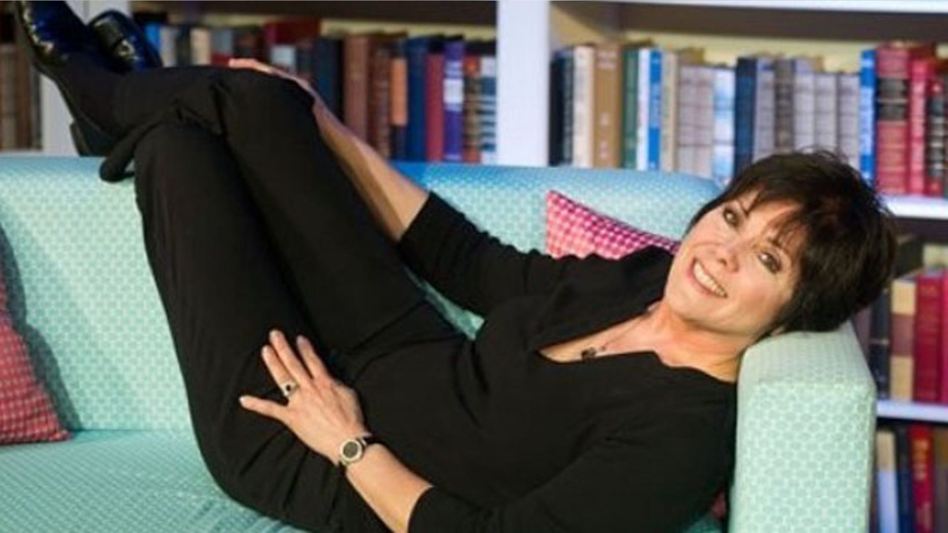 In this June 29, 2011 photo, actress Joyce DeWitt poses for a portrait in New York. DeWitt the former "Three's Company" star, makes her stage debut in "Miss Abigail's Guide to Dating, Mating & Marriage!," a 90-minute comedy being staged at Sofia's Downstairs Theater on 46th Street. (AP Photo/Charles Sykes)