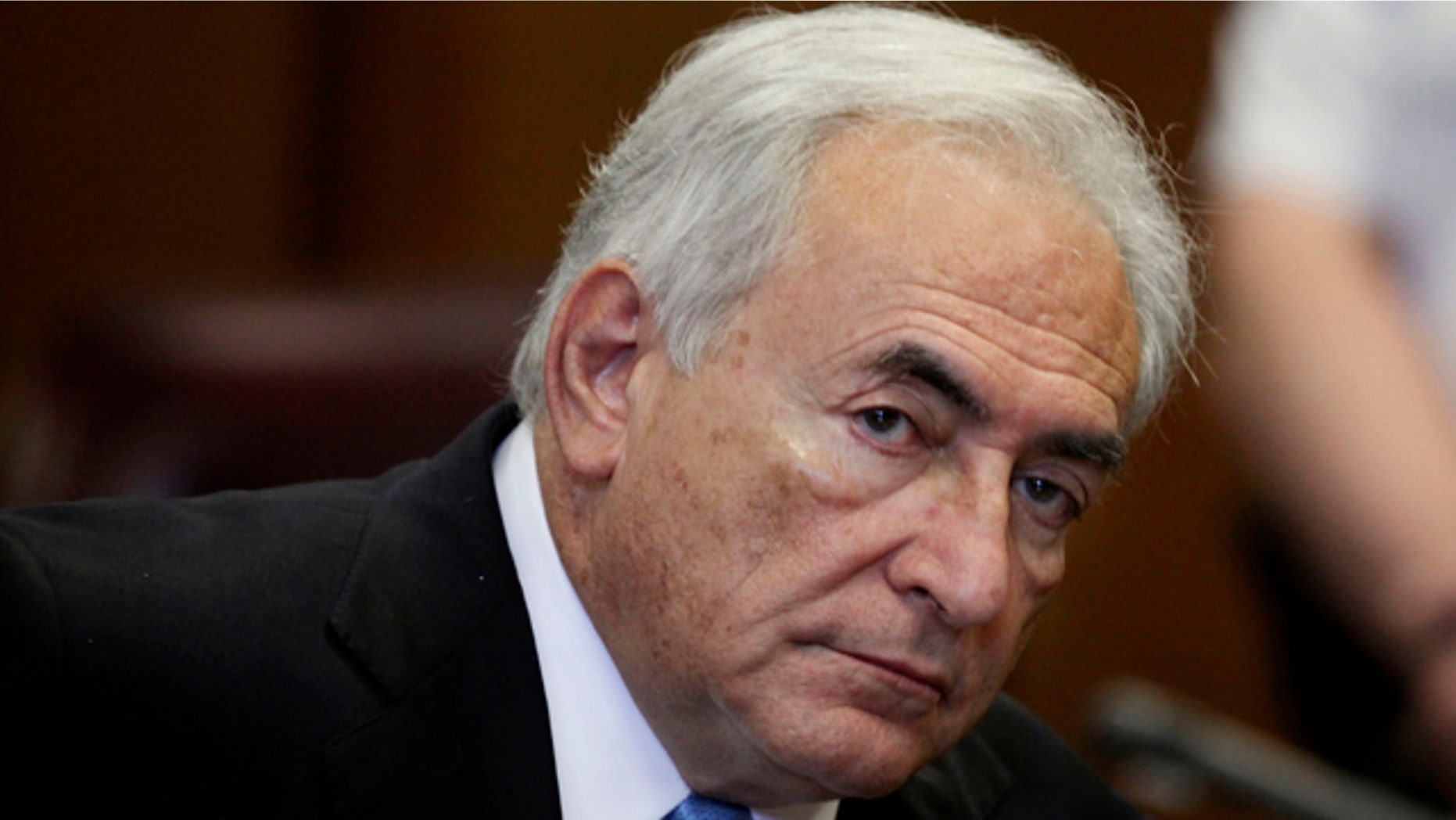 July 1, 2012: Former International Monetary Fund leader Dominique Strauss-Kahn listens to proceedings in New York State Supreme court in New York.
