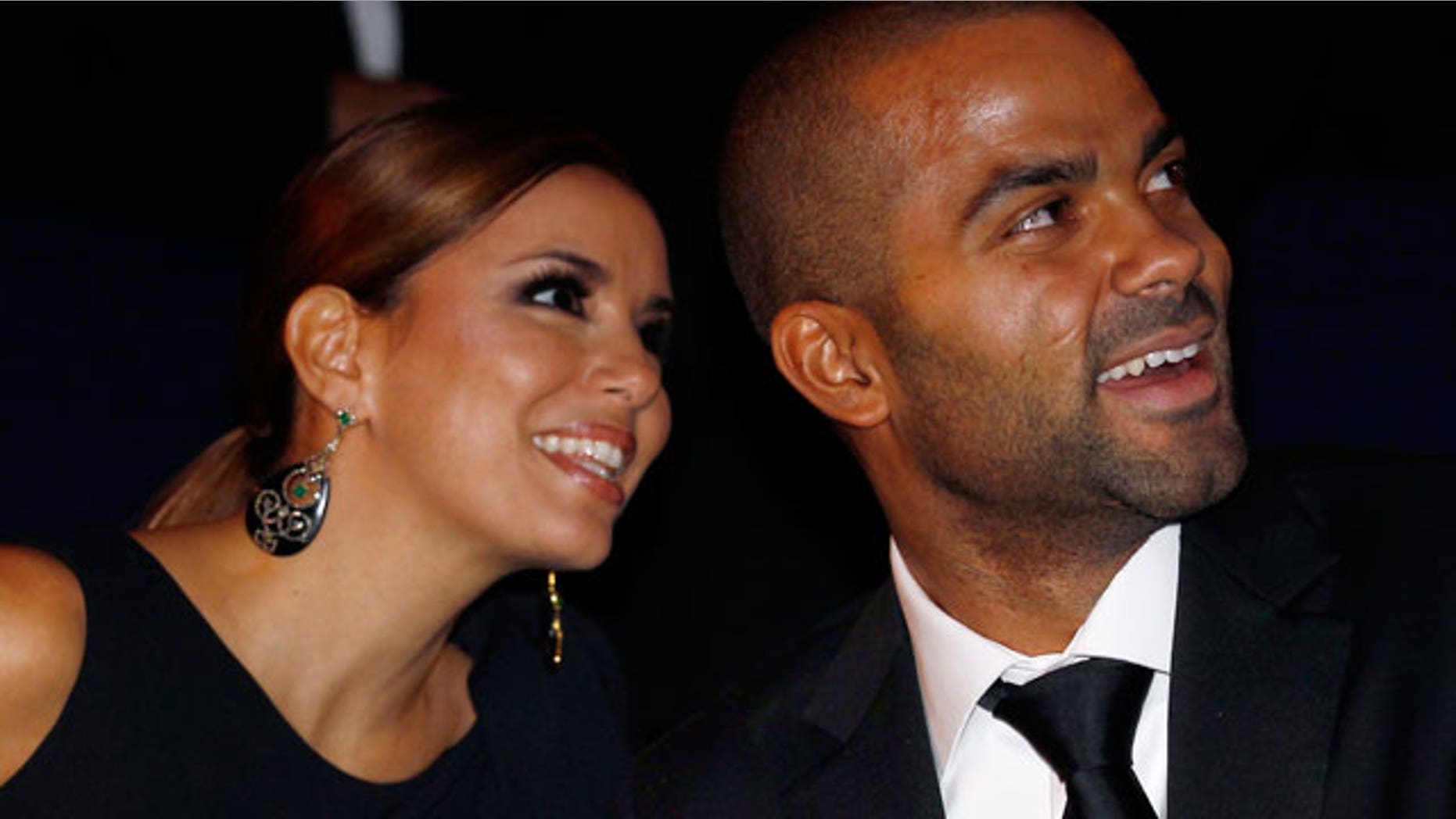 Eva Longoria and her ex-husband Tony Parker. (AP)