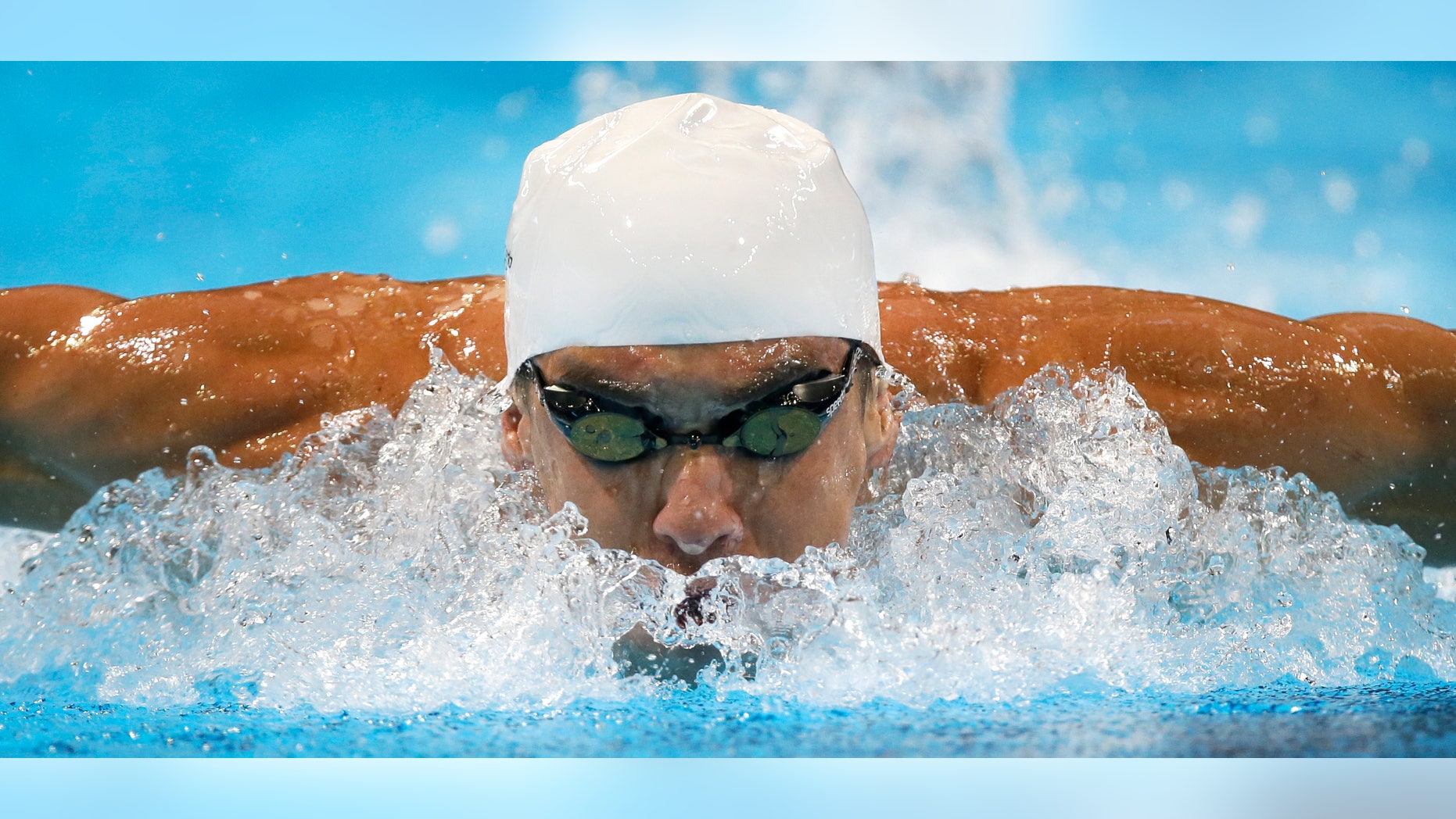 June 27, 2012: Michael Phelps swims in the men's 200-meter butterfly preliminaries at the U.S. Olympic swimming trials in Omaha, Neb. (AP)