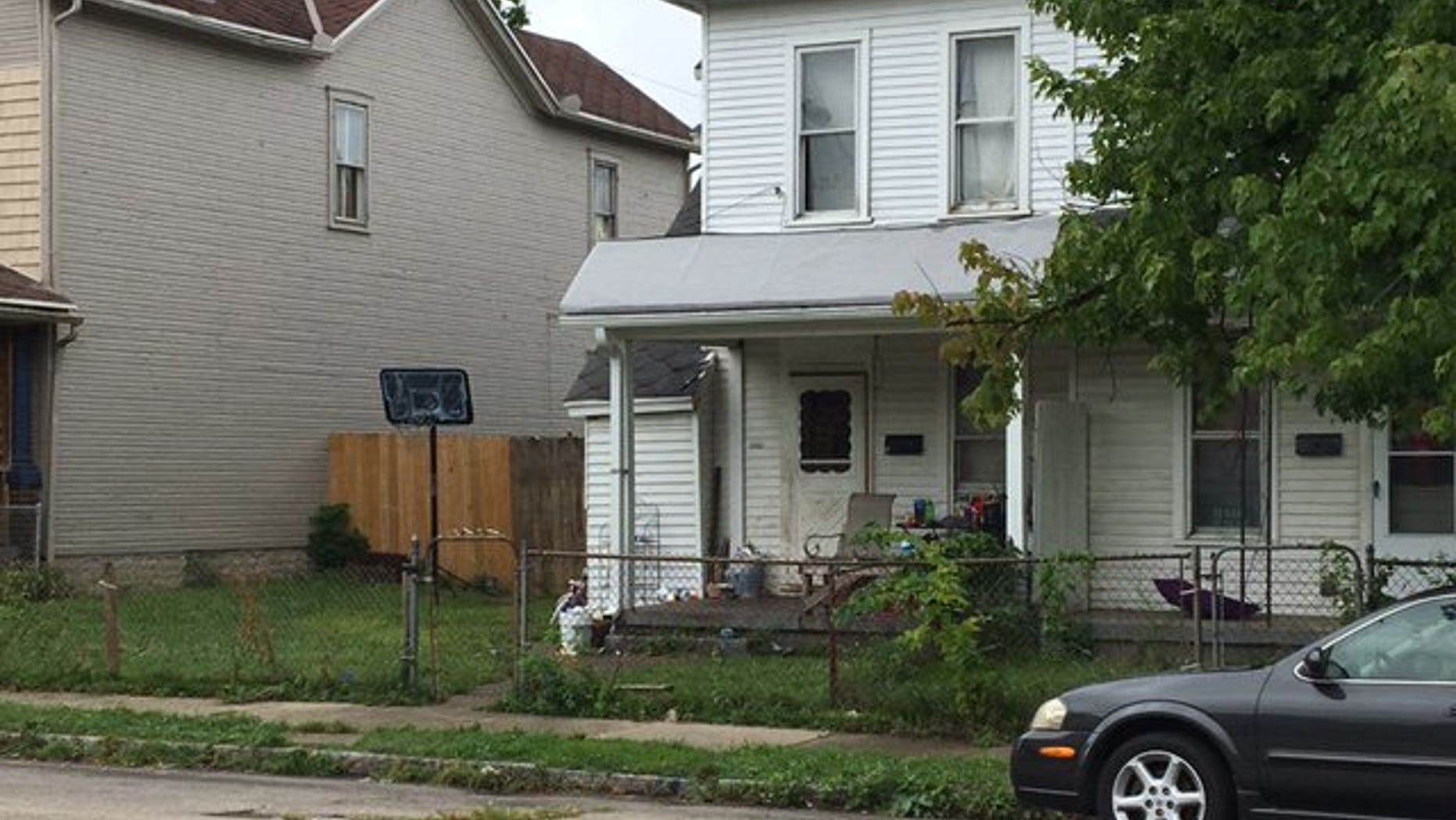 The Dayton home was described by police as 'deplorable.'