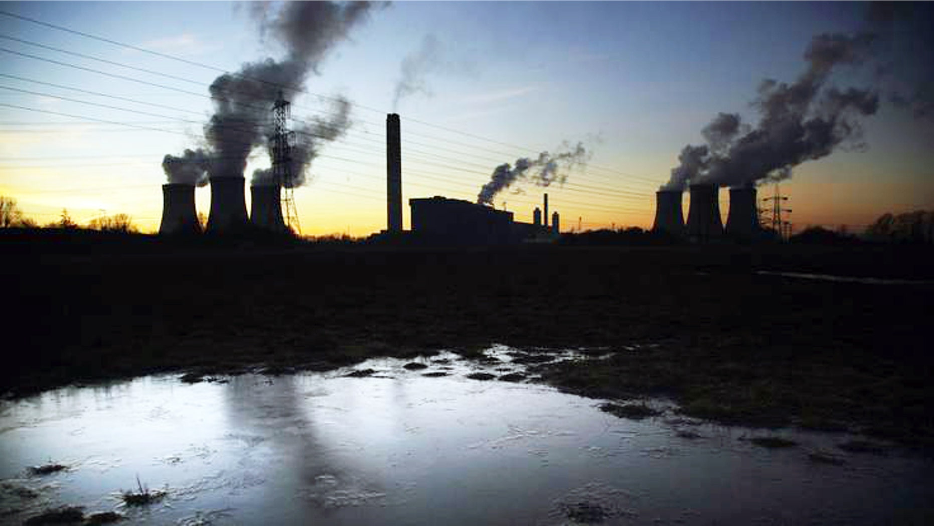 The Didcot power station in Oxfordshire, Britain. (Sky News)