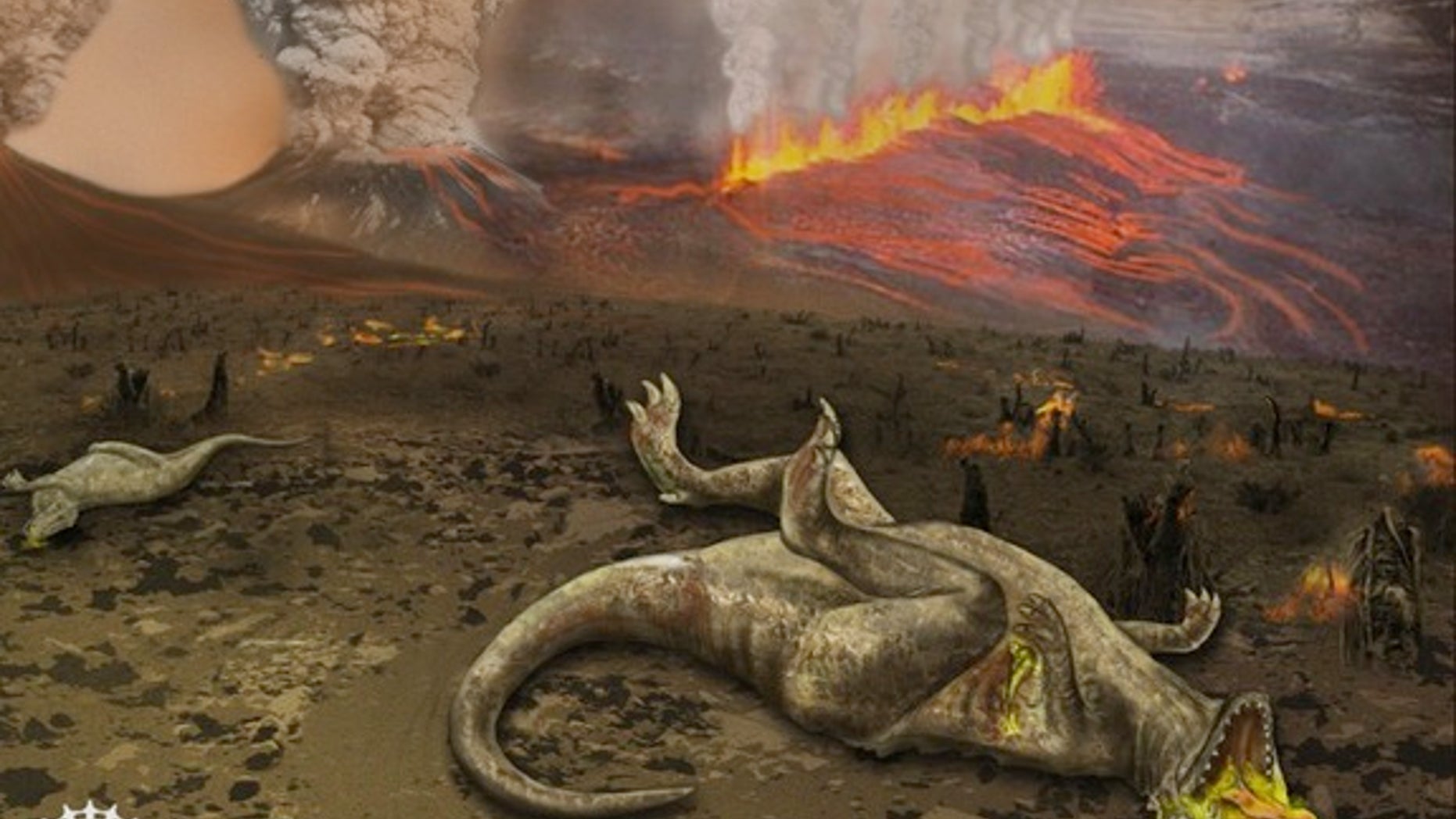 New research argues that volcanic activity from the Deccan Traps in India, not a meteorite impact, killed the dinosaurs.