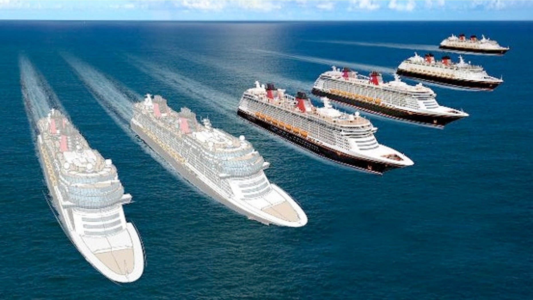 The two new Disney ships will be slightly larger than the newest Disney Cruise Line ships, the Disney Dream and the Disney Fantasy - and each is planned to include about 1,250 guest staterooms.