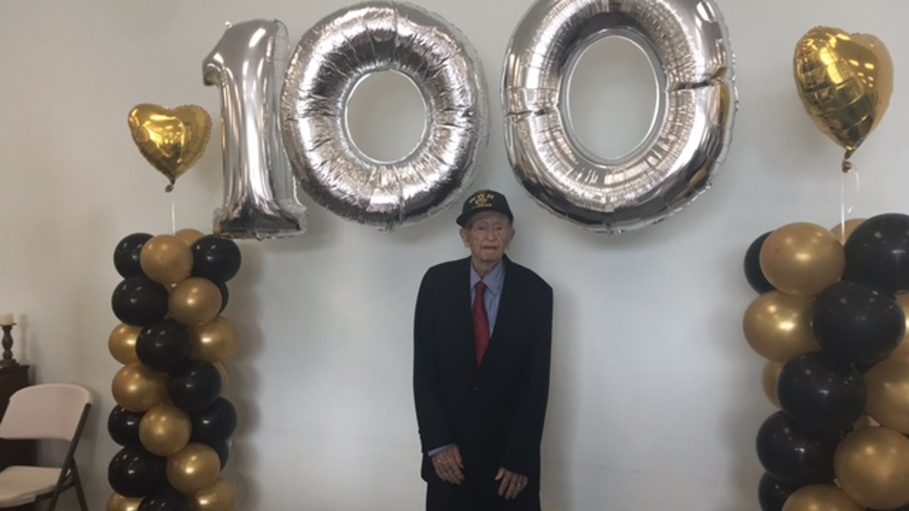 Philip Dixon turned 100 on May 6. He was an air gunner during WWII.