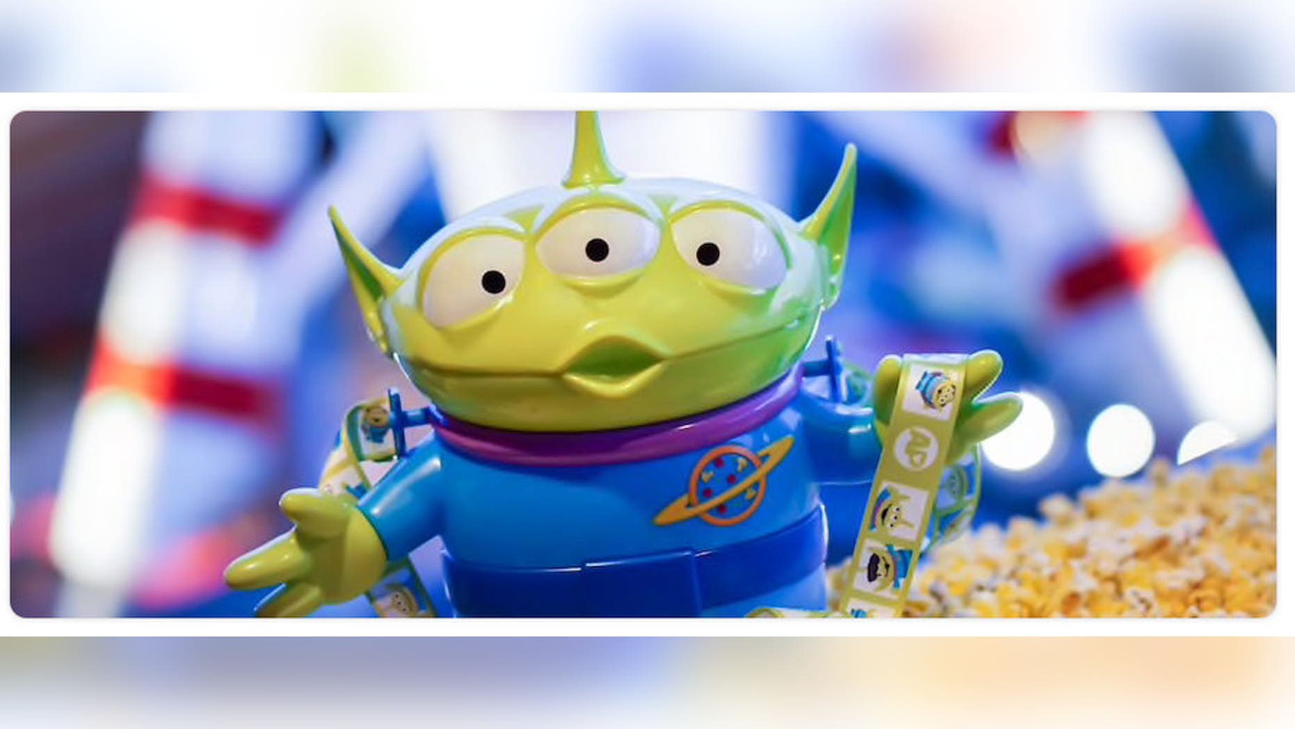 Disneyland has released a Pixar-themed popcorn bucket for a limited time.