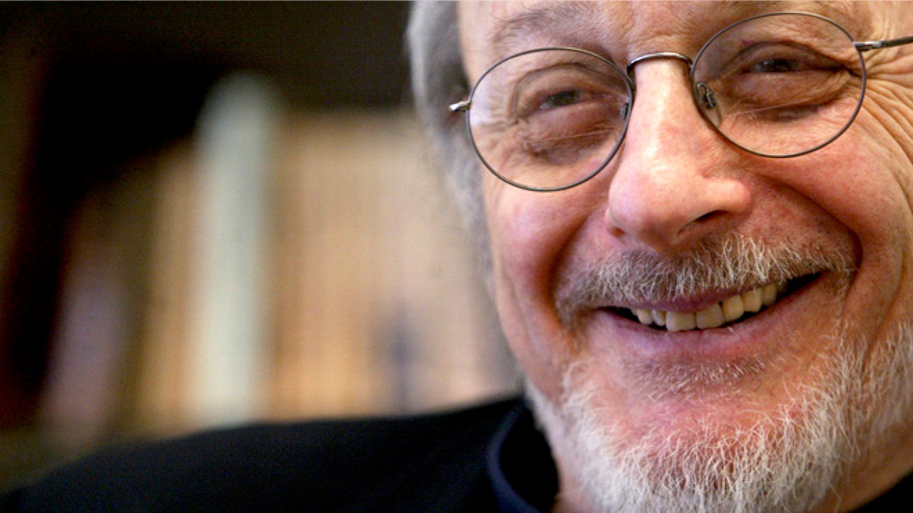 April 27, 2004: American author E.L. Doctorow smiles during an interview in his office at New York University in New York. (AP)
