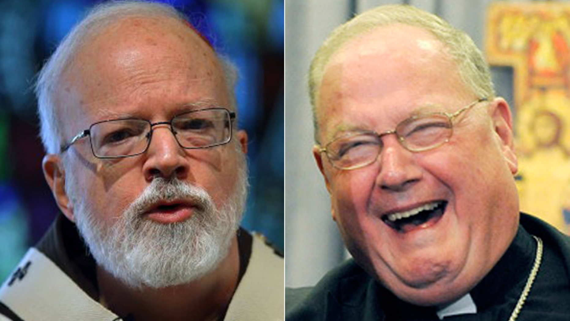 America is a longshot to send the next pope to the Vatican, but if it happens, it will be either Boston Cardinal Sean O'Malley (l.), or New York Cardinal Timothy Dolan (r.). (Reuters)