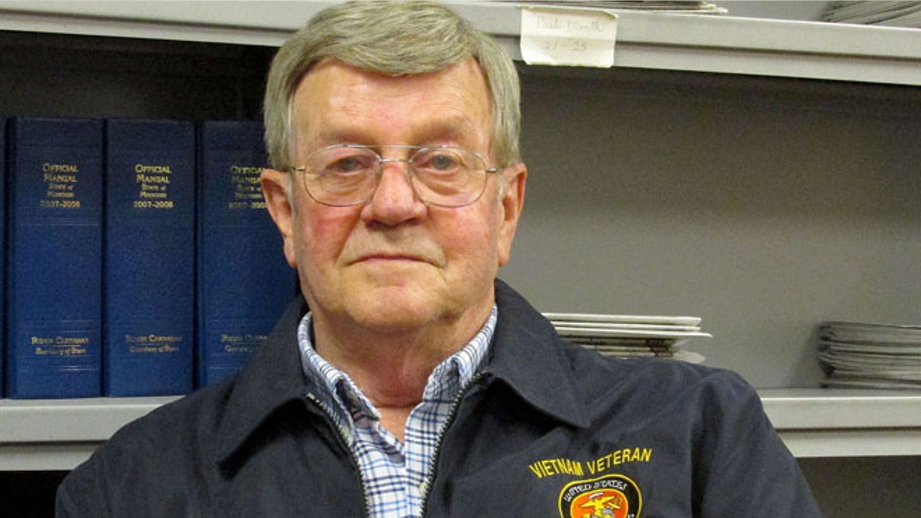 Vietnam vet Don Crigger hopes to unravel World War II Purple Heart mystery. (Ken Newton/News-Press Now)