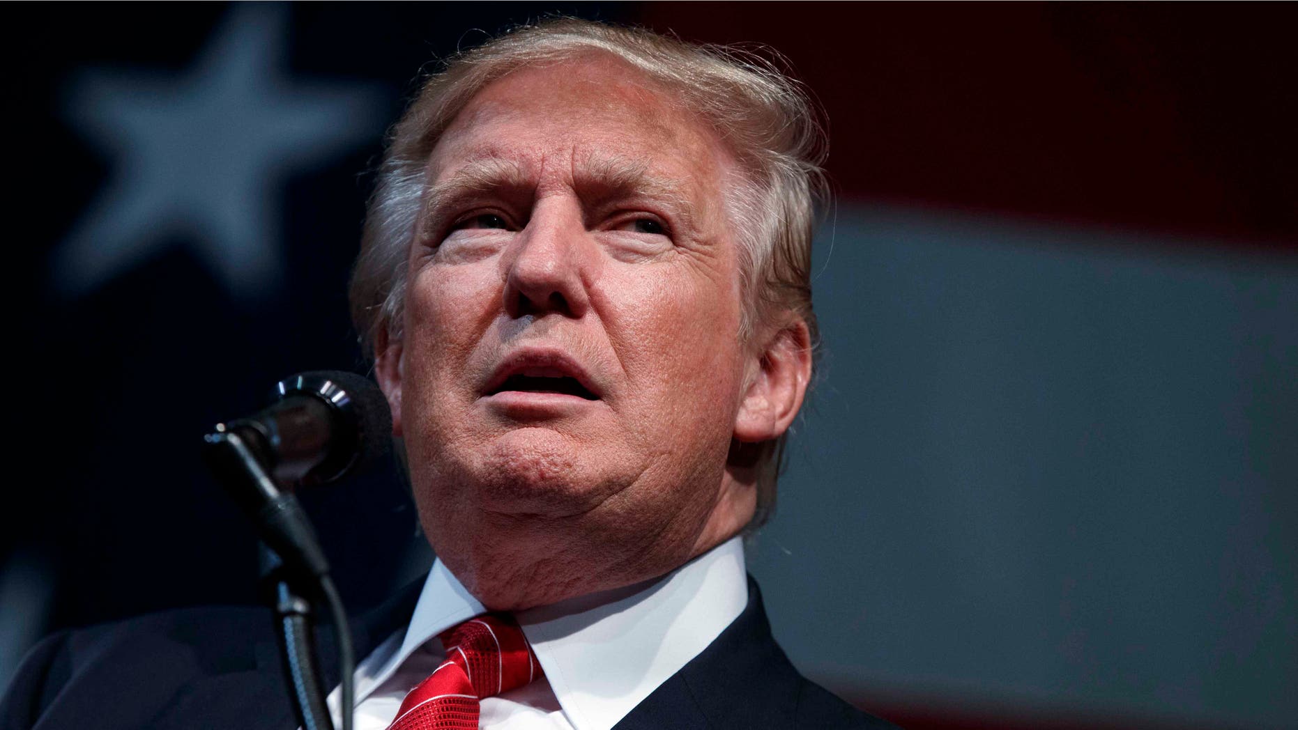 El candidato republicano a la presidencia, Donald Trump, habla durante un mitin de campaña en el Crown Arena, el martes 9 de agosto de 2016, en Fayetteville, North Carolina. (AP Foto/Evan Vucci)