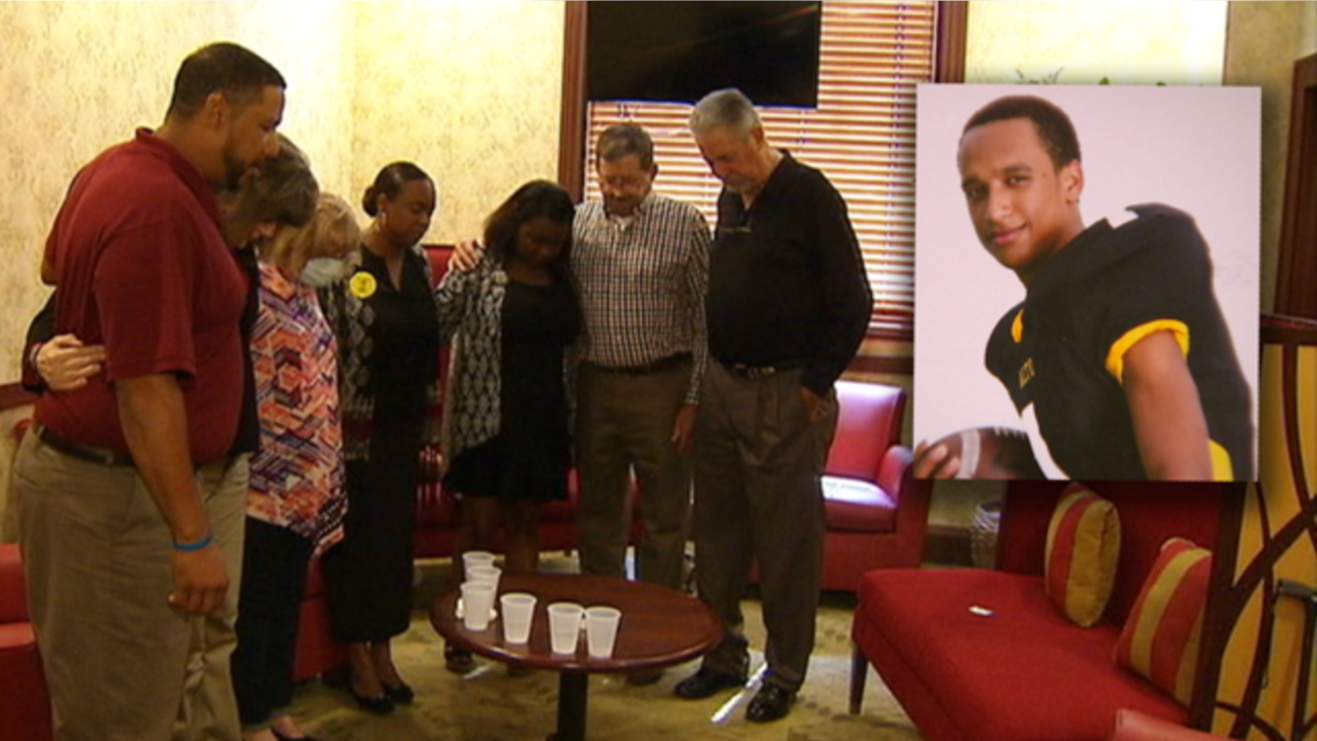 The family of Cam'ron Matthews, pictured right, donated his organs after his unexpected death.