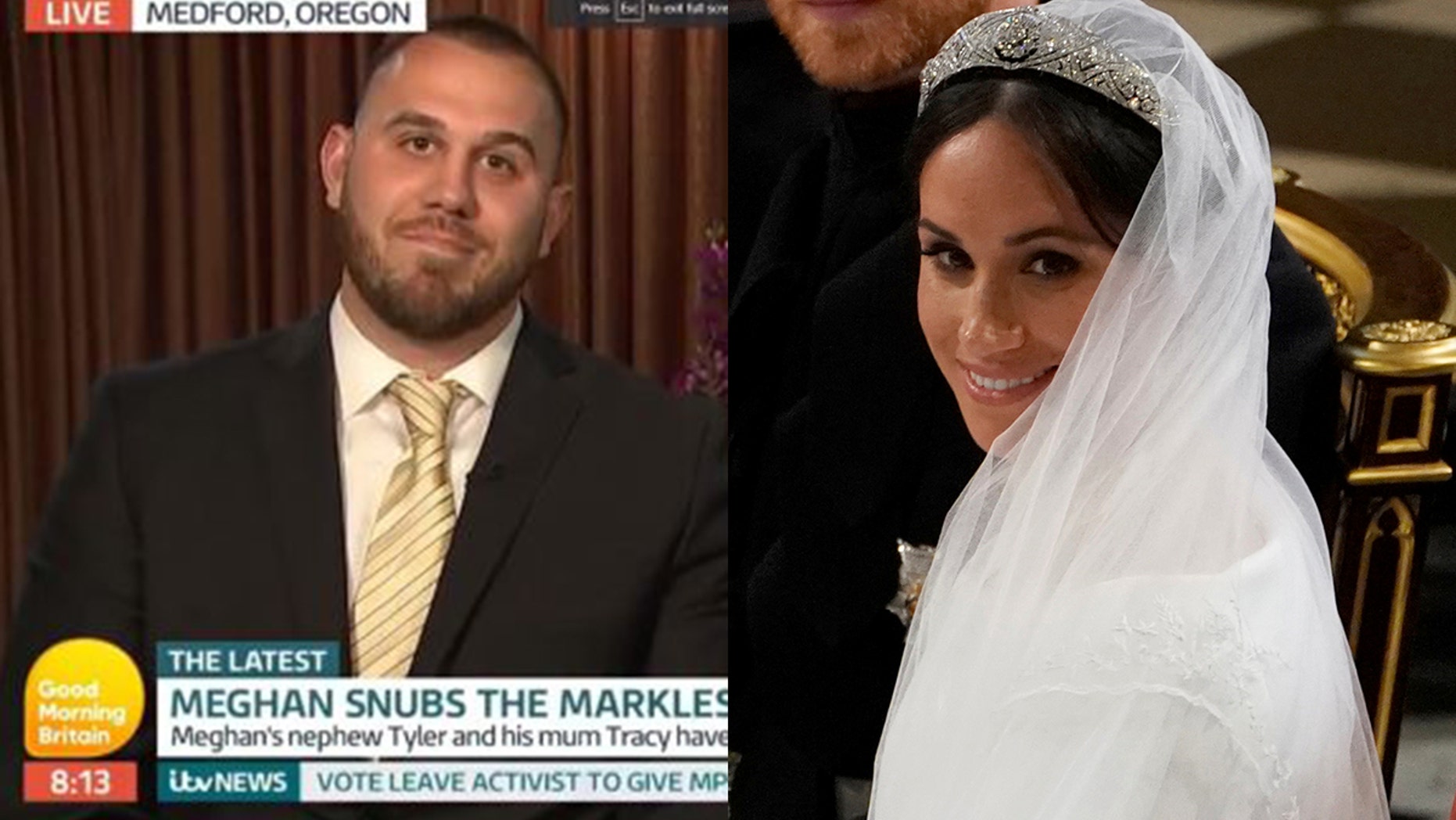 Meghan Markle's nephew, Tyler Dooley, warned by police over knife incident in London.