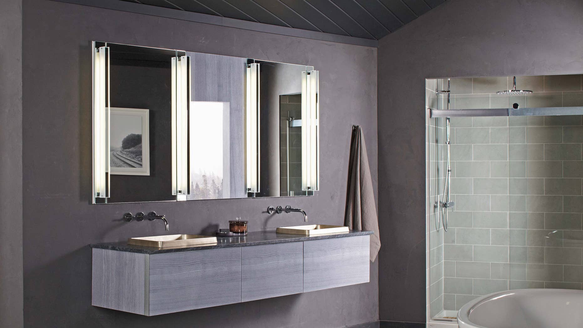 bathroom double vanity