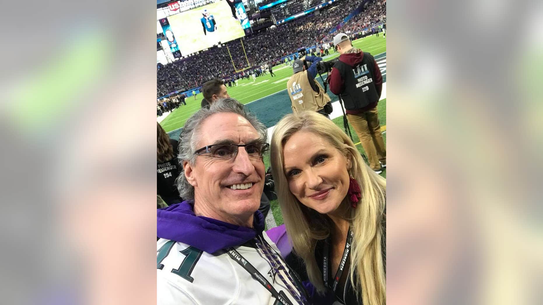 North Dakota Gov. Doug Burgum and his wife were criticized for watching the Super Bowl from a suite provided by the energy company Xcel.