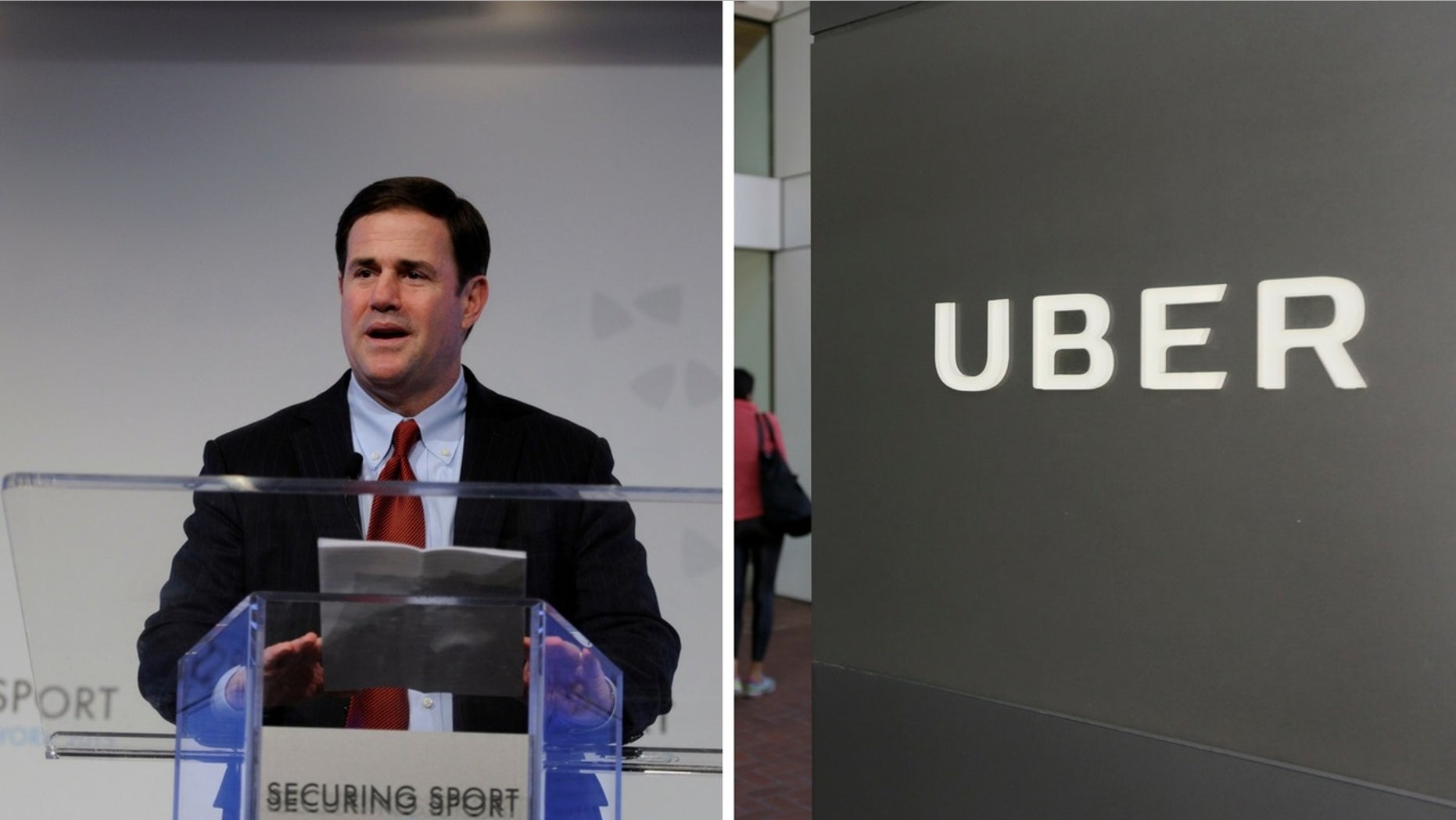 Arizona Gov. Doug Ducey is accused of allowing Uber to test-drive autonomous vehicles in the state without informing the public, a report stated.