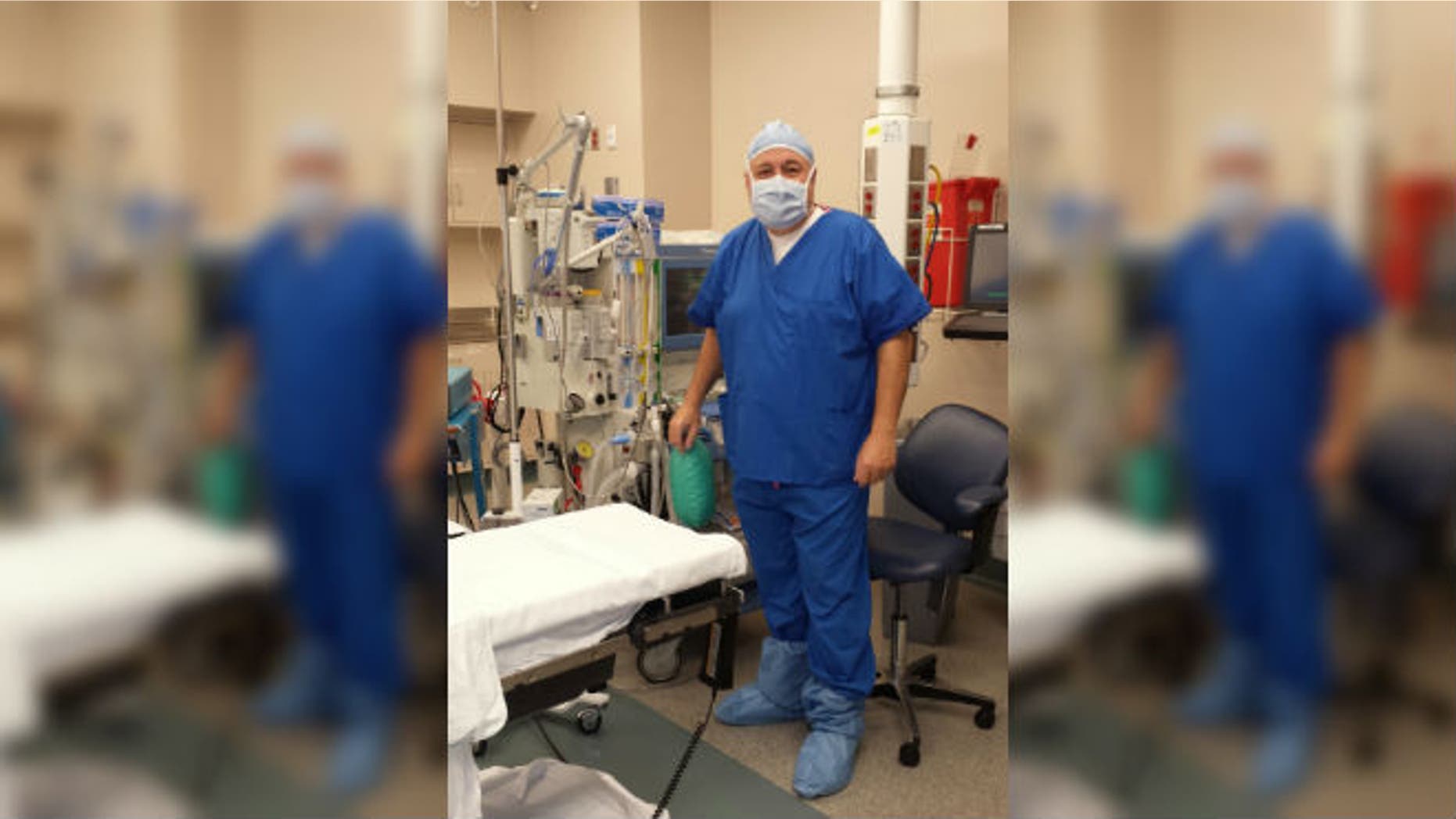 Dr. Manny in the operating room.