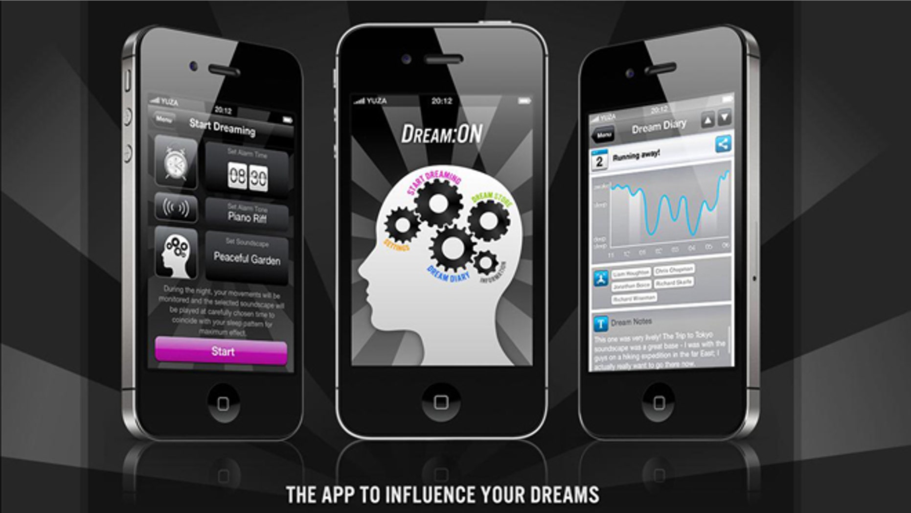 The website for Dream:ON explains how the sleep study app works.