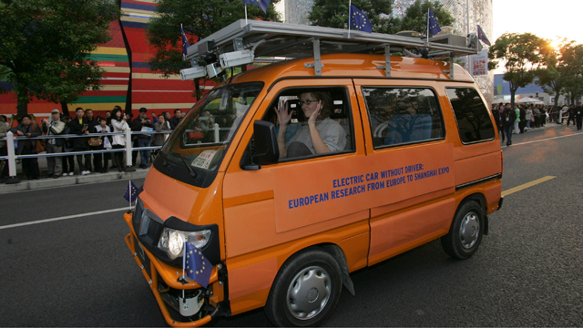 A team of Italian engineers launched the longest-ever test drive of driverless vehicles, an 8,000-mile, three-month road trip from Italy to China.