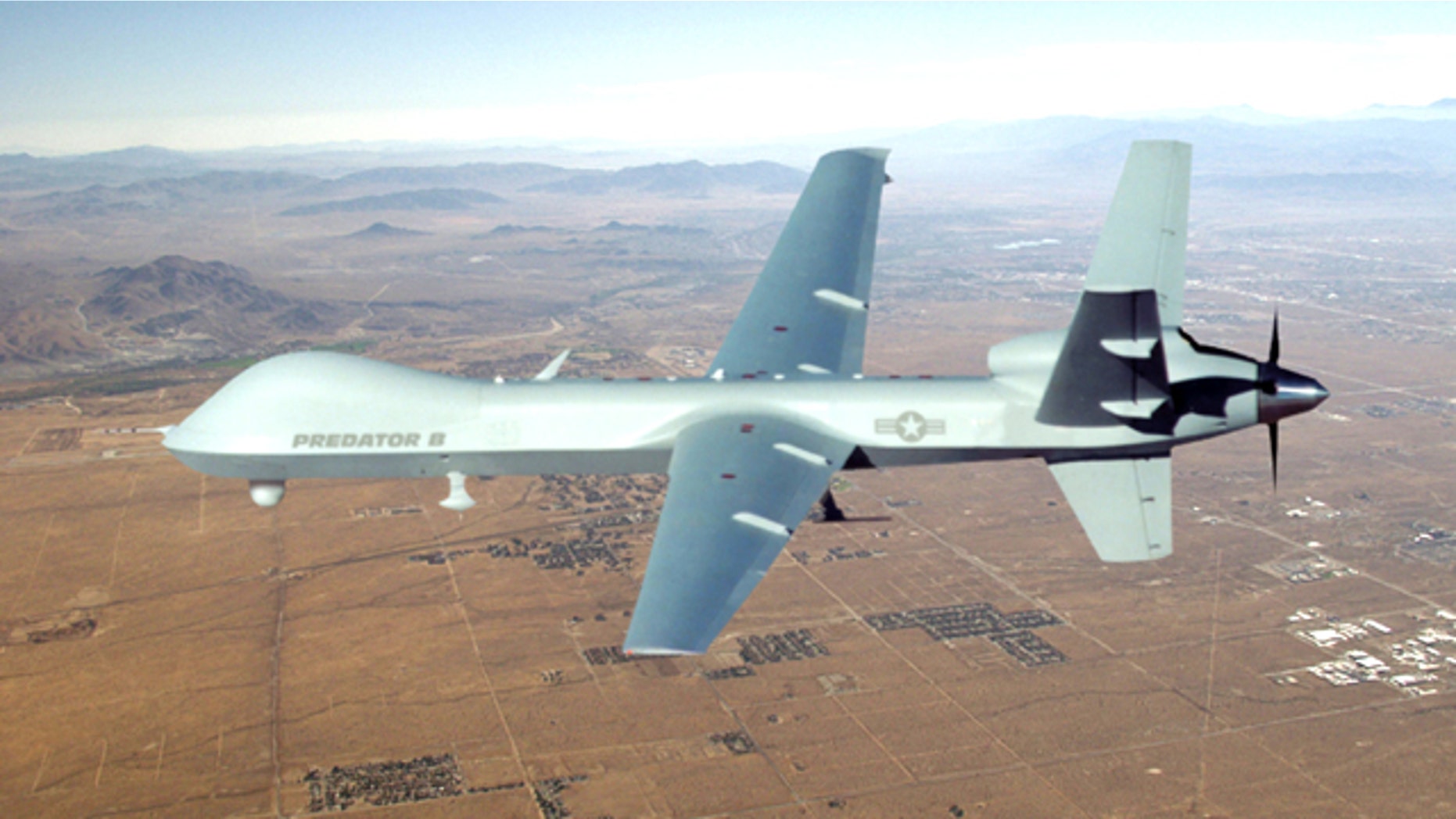 Dec. 13, 2011: An MQ-9, seen here, also known by the military as "Reaper," crashed in the Seychelles Airport, the Air Force confirmed.