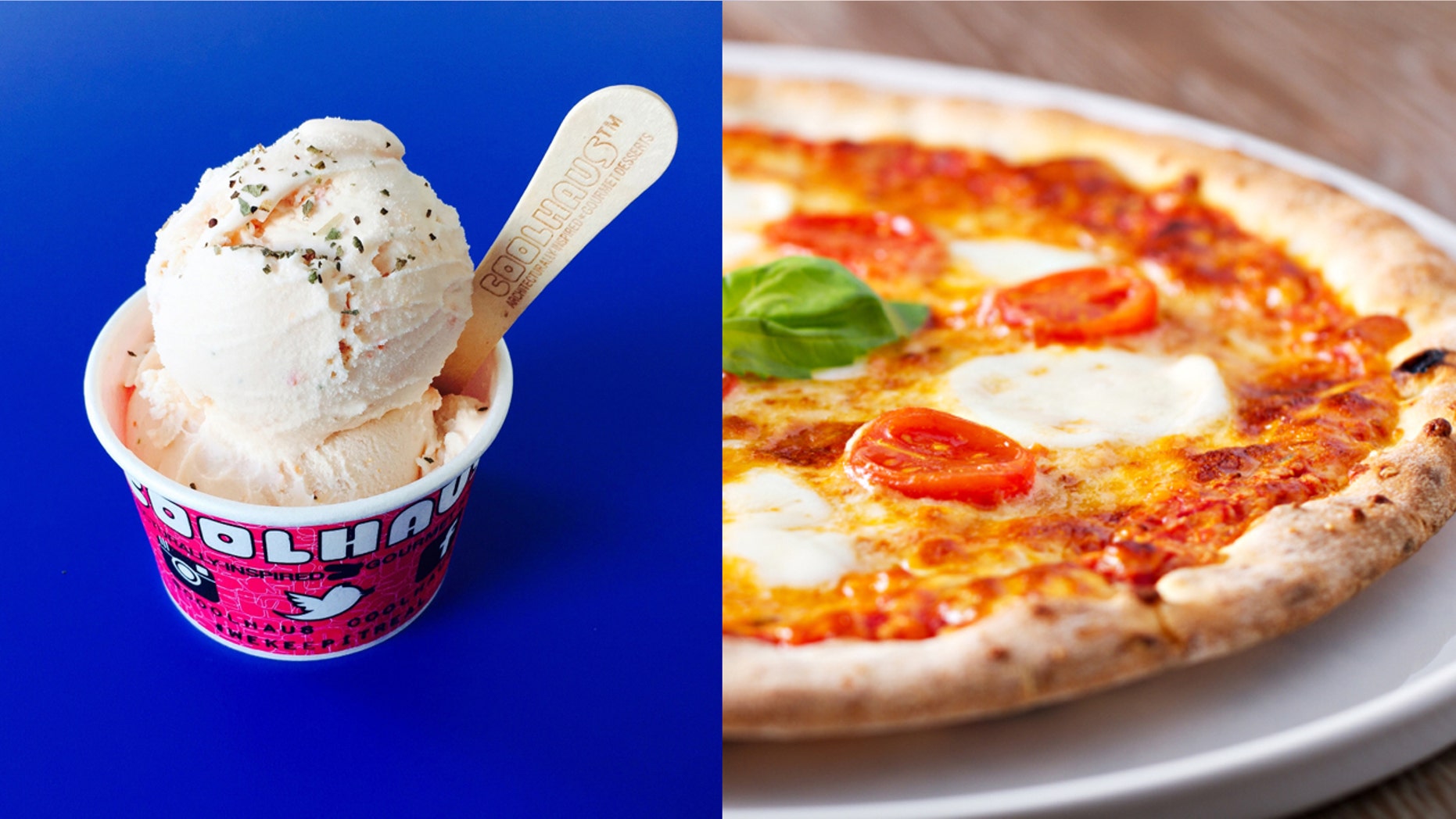 Pizza flavored ice cream is the real deal.