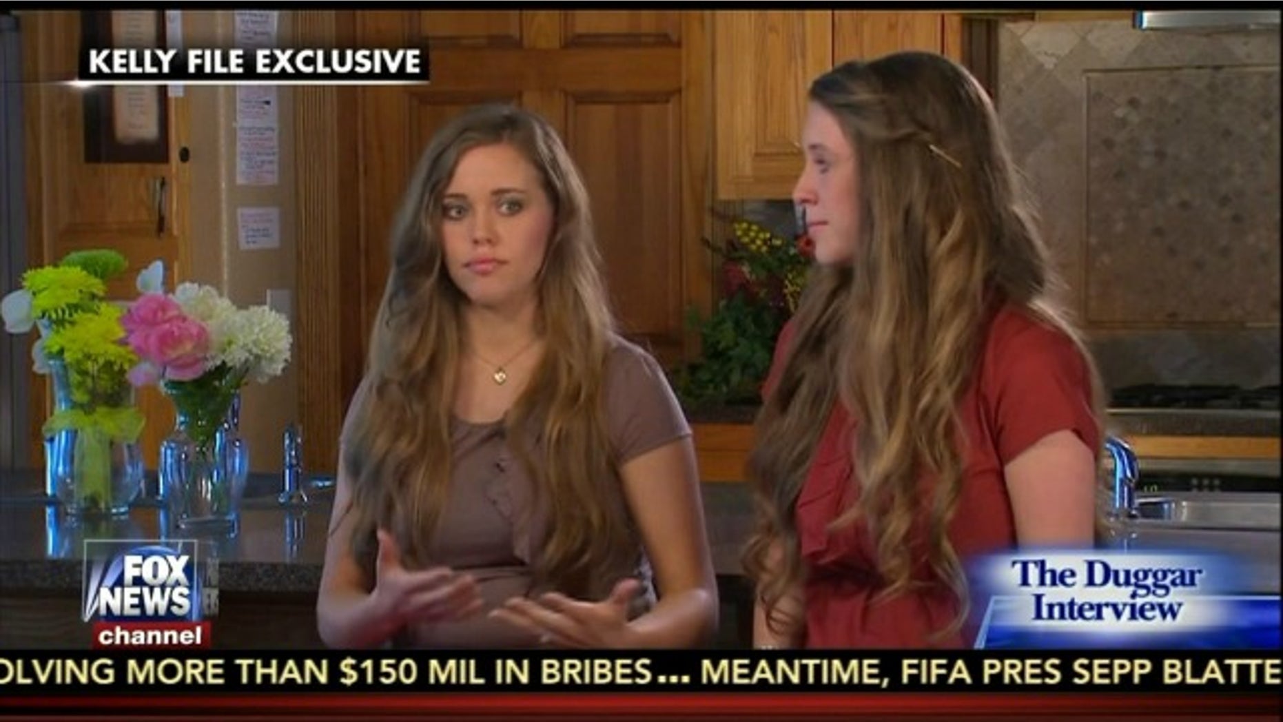 Jill and Jessa Duggar on 'The Kelly File."