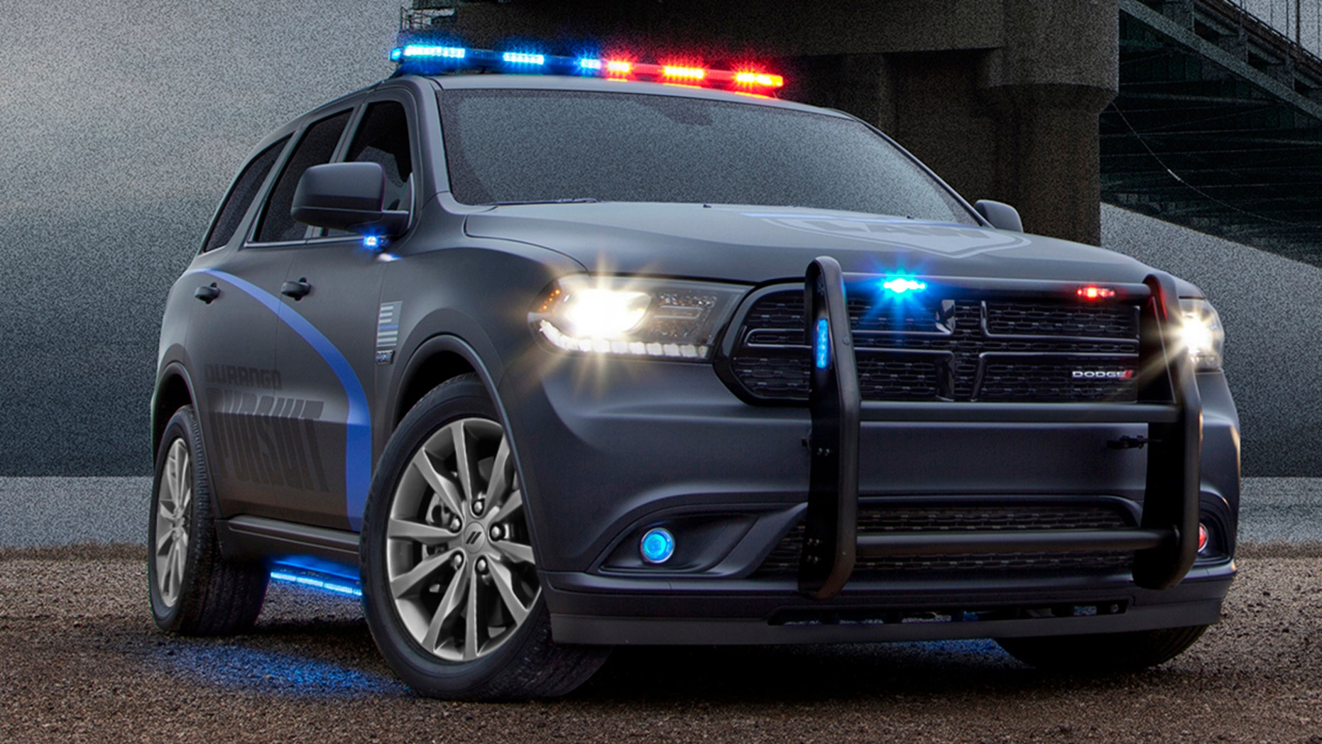 The Dodge Durango Pursuit police vehicle is ready to chase some bad