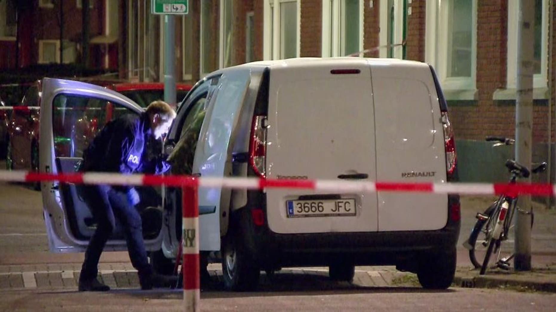 A van driver was detained by police Wednesday after a threat against a concert venue in Rotterdam, Netherlands.