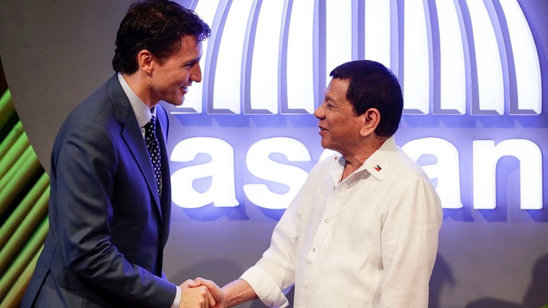 Philippine President Rodrigo Duterte called Canadian Prime Minister Justin Trudeau’s drug war comments insulting, says he will not “answer to any other bulls--t“ from “foreigners.”