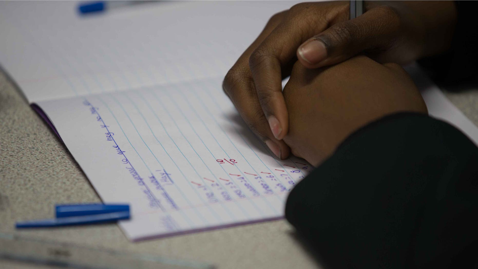 BRISTOL, UNITED KINGDOM - FEBRUARY 26: Pupils take part in a Spanish lesson at the Ridings Federation Winterbourne International Academy in Winterbourne near Bristol on February 26, 2015 in South Gloucestershire, England. Education, along with National Health Service and the economy are likely to be key election issues in the forthcoming general election in May. (Photo by Matt Cardy/Getty Images)