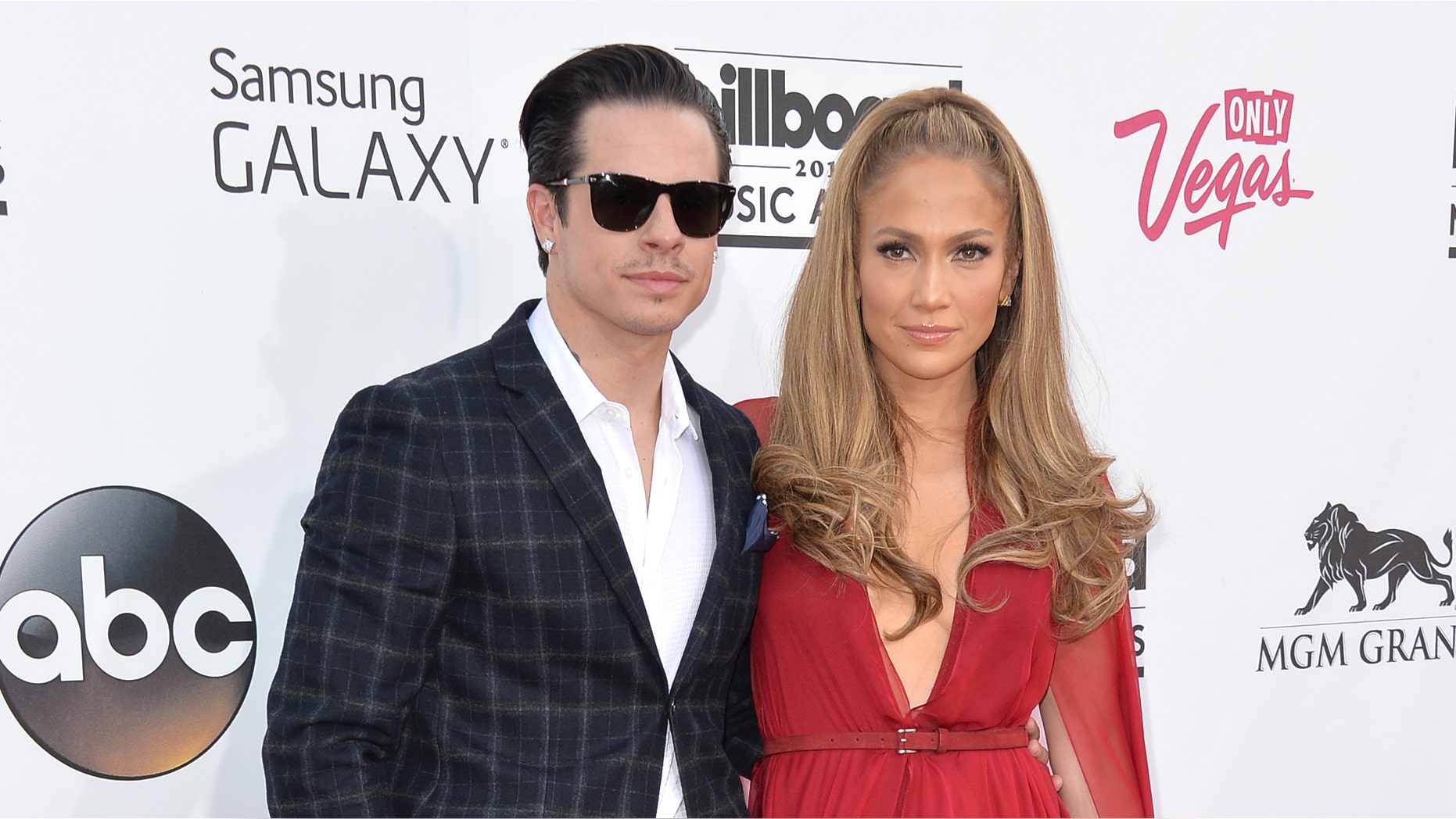Casper Smart and Jennifer Lopez attend the Billboard Music Awards on May 18, 2014 in Las Vegas, Nevada.