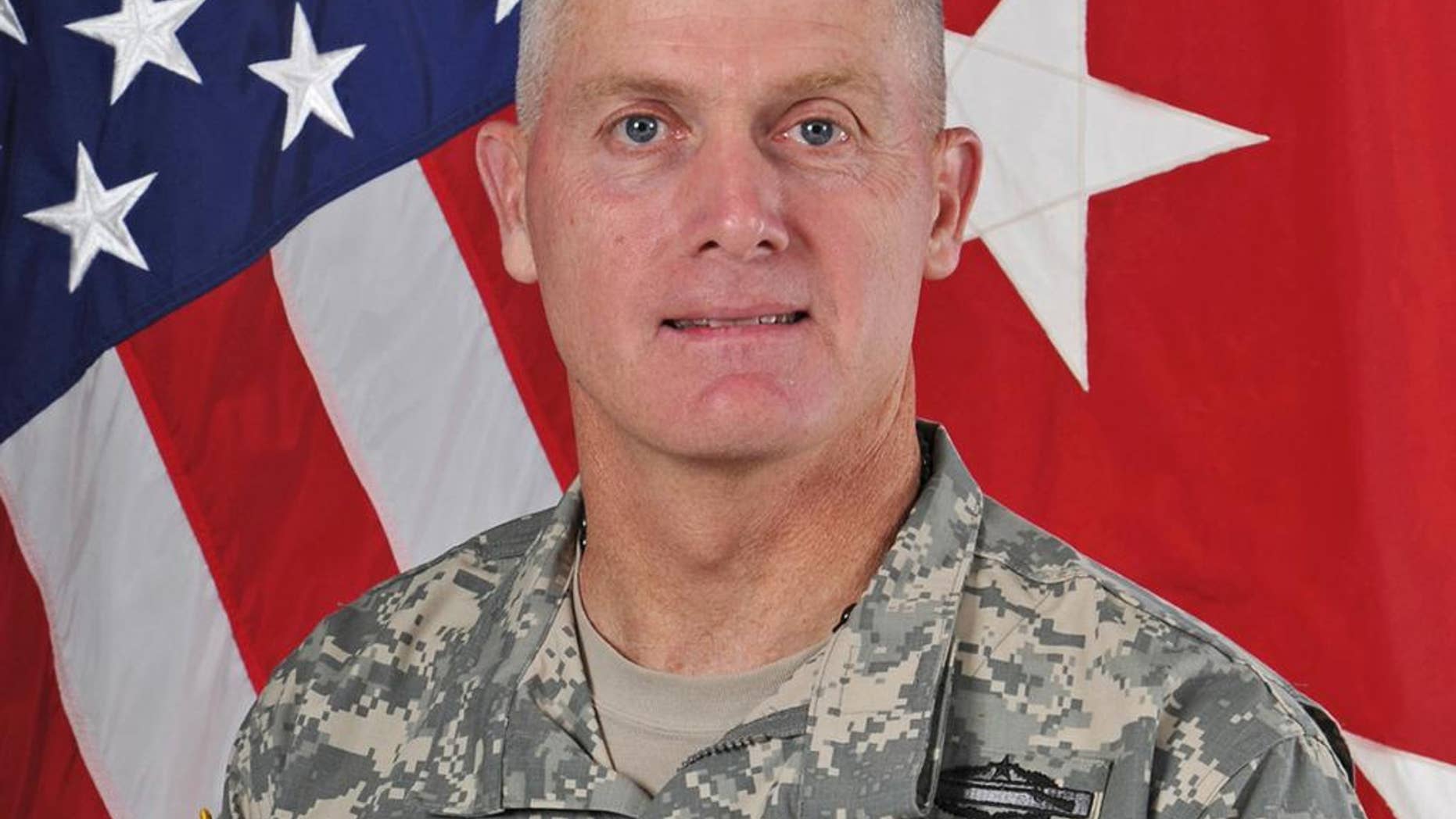 This photo provided by the U.S. Army shows Maj. Gen. Wayne Grigsby. The U.S. Army says it has fired Grigsby, the commander of Fort Riley, from his job and is continuing an investigation launched last week at the Kansas base. No details have been provided. Army spokesman Col. Patrick R. Seiber says that Grigsby was relieved of command of the 1st Infantry Division due to loss of confidence in his ability to lead. Grigsby was initially suspended on Friday, Sept. 23, 2016. (U.S. Army via AP)