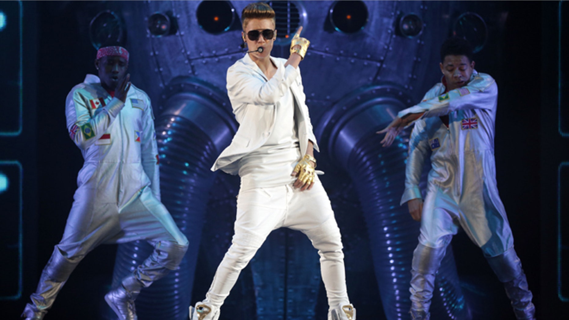 March 28, 2013: In this file photo, Canadian singer Justin Bieber performs on stage during the "I Believe Tour " in Munich, southern Germany.