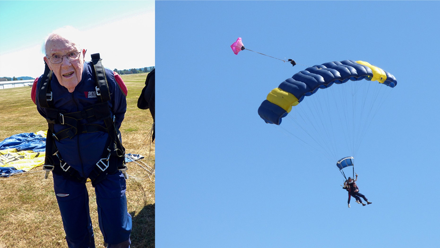 On July 22, Robert “Stu” Williamson went skydiving to commemorate his milestone birthday.