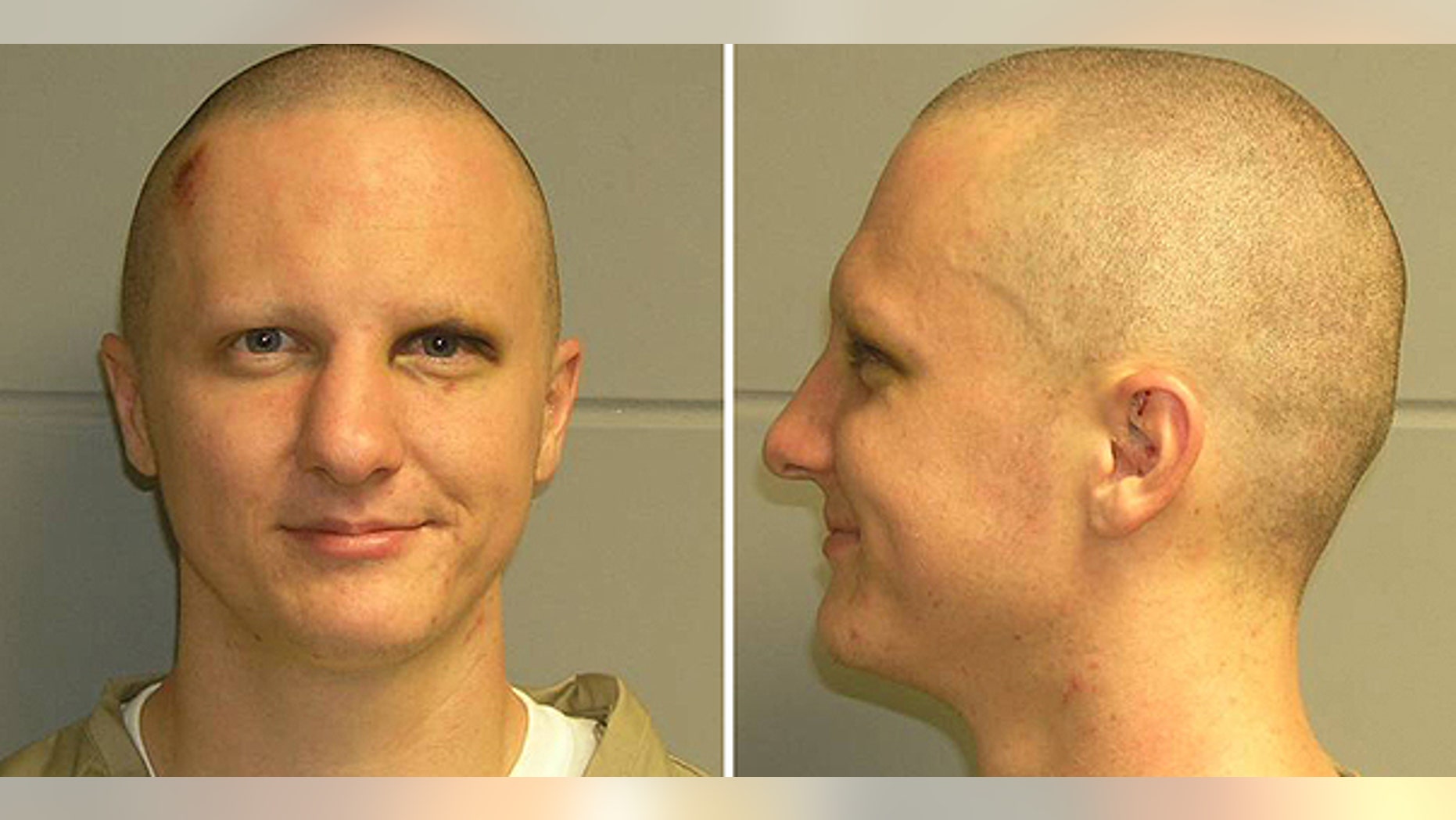 Feb. 22: This combination of photos of Jared Loughner was released by the U.S. Marshal's Service. The photo was taken in Phoenix while Loughner was in the agency's custody.