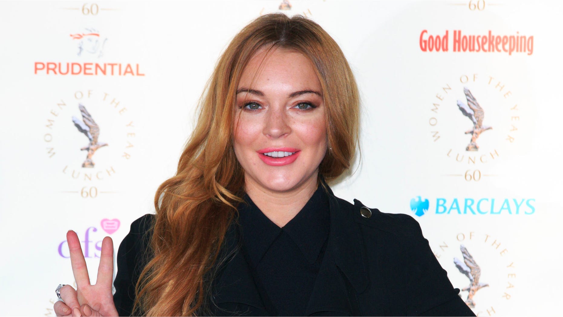 Lindsay Lohan attends the Women Of The Year lunch on October 13, 2014 in London, England.