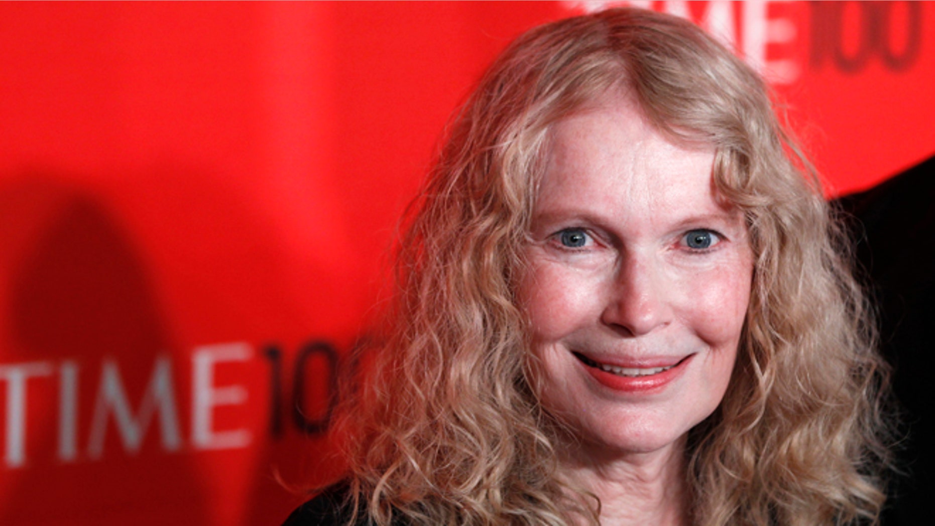 April 24, 2012: Actress Mia Farrow arrives at the Time 100 Gala in New York.