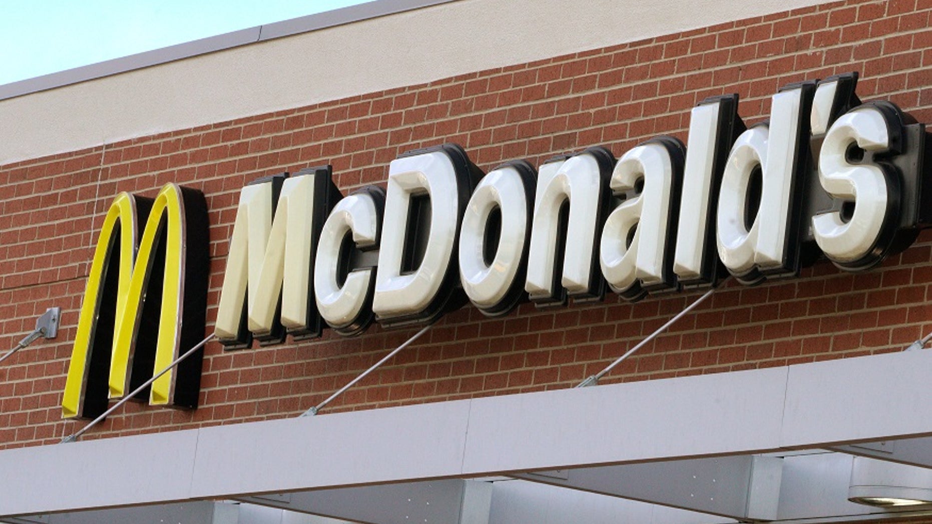 An explosion went off in a McDonald’s in Orange County on Sunday and police were searching for the person of interest.