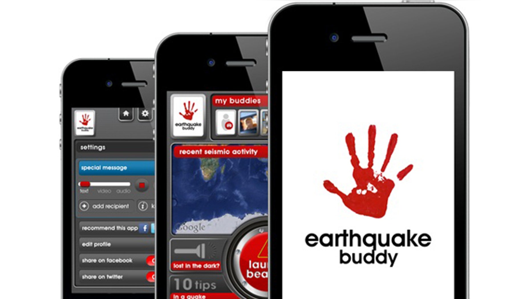 The Earthquake Buddy app will pinpoint your location as soon as an earthquake over magnitude a 5.5 strikes.