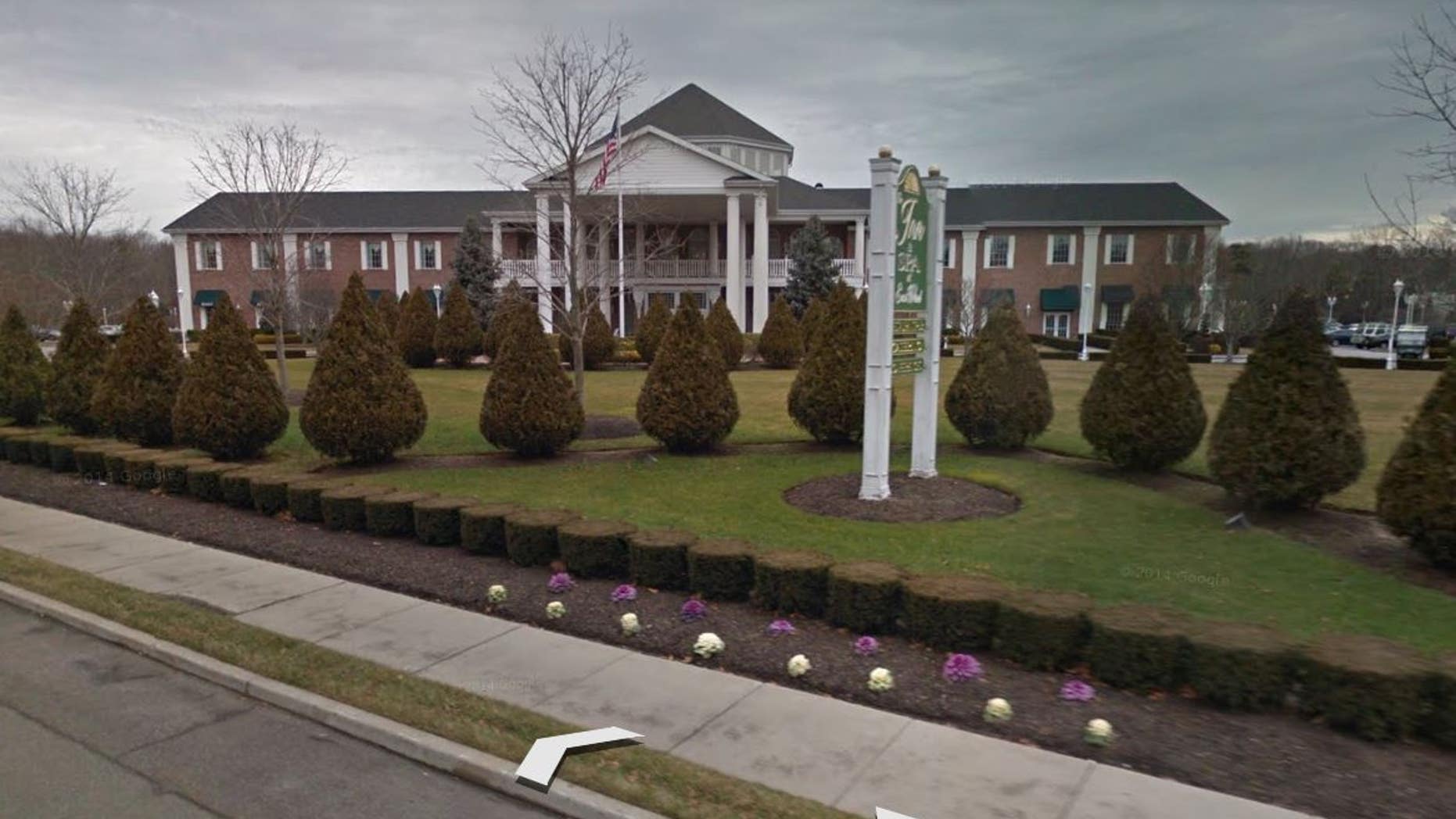Four men were arrested after members of a fire department and a wedding party broke out at the East Wind Caterers in Wading River, NY.