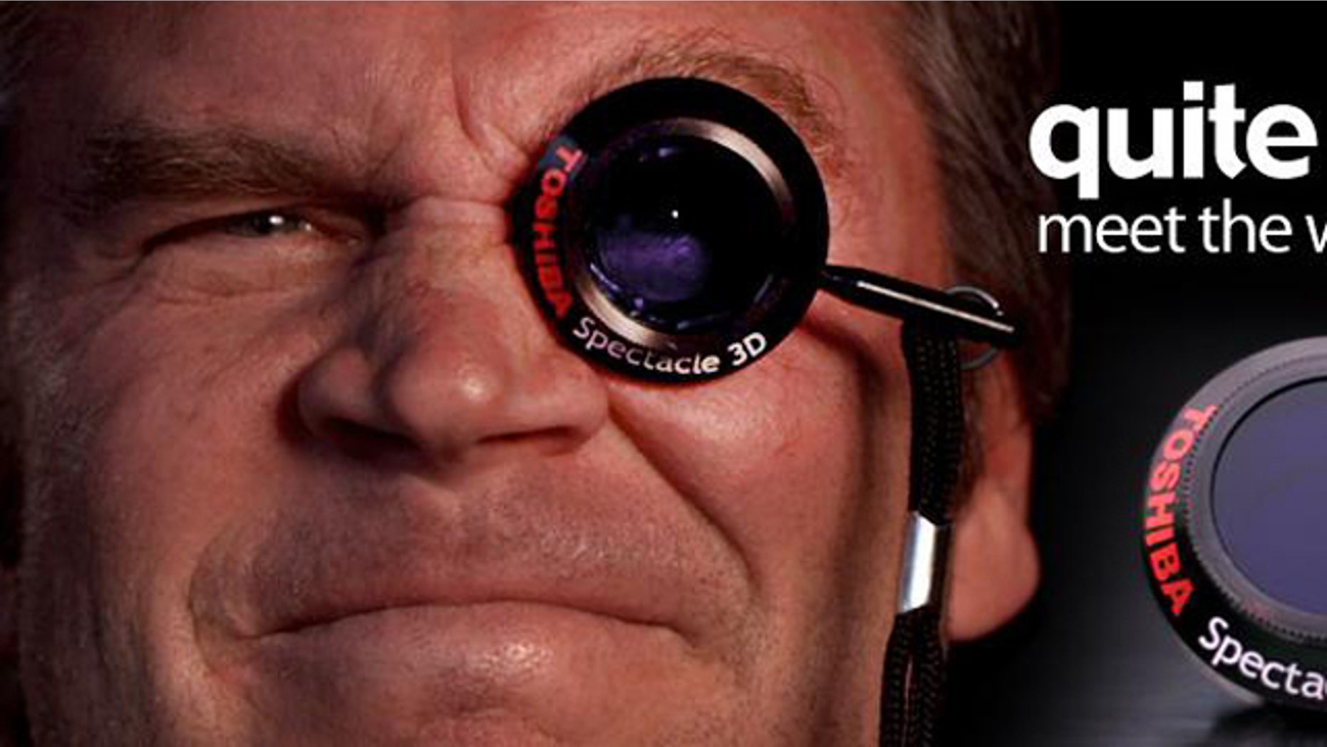 To celebrate April Fool's Day 2011, Toshiba has unveiled the Spectacle: "The world's first and only 3D monocle."